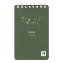 Load image into Gallery viewer, [LIMITED EDITION] Diamond Memo &lt;M&gt; 4 Sections Green
