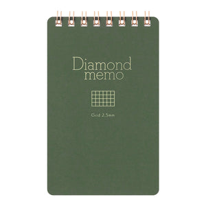 [LIMITED EDITION] Diamond Memo <M> Grid 2.5mm Green
