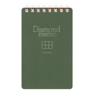 [LIMITED EDITION] Diamond Memo <M> Grid 5mm Green
