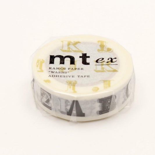 MT EX Series Alphabet Black R
