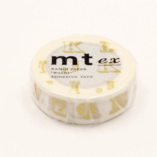 MT EX Series Alphabet Gold R
