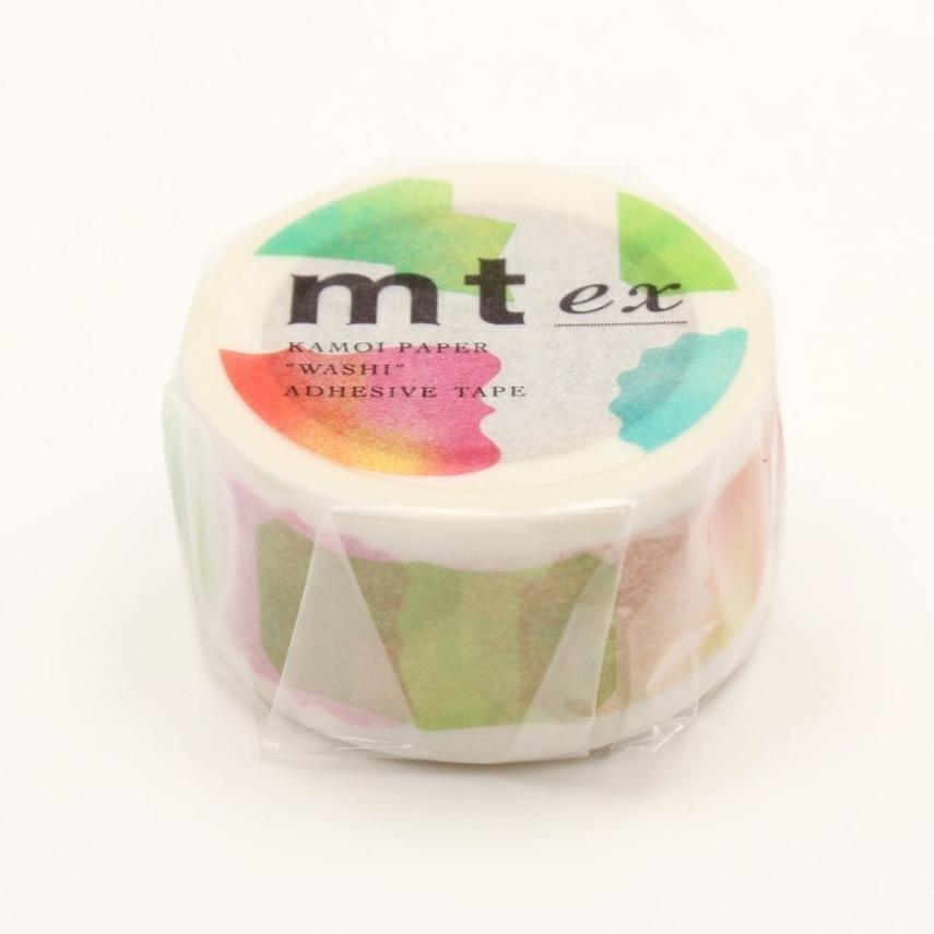 MT EX Washi Tape Label Watercolor Sample