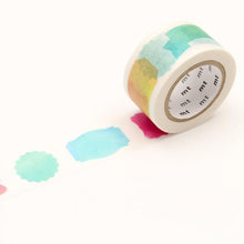 Load image into Gallery viewer, MT EX Washi Tape Label Watercolor Sample
