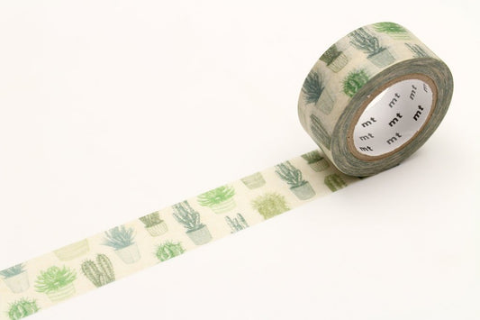 MT EX Washi Tape Cactus Sample