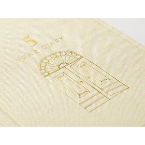 5-Year Diary Gate Mini Beige 【Limited Edition】