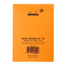 Load image into Gallery viewer, Rhodia Orange Head Stapled Pad
