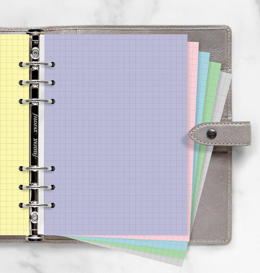 Pastel Squared Notepaper A5 Refill
