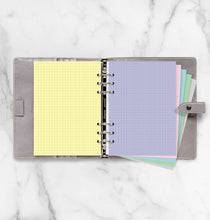 Load image into Gallery viewer, Pastel Squared Notepaper A5 Refill
