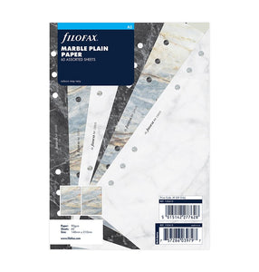 Marble Plain Notepaper A5 Refill