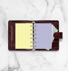 Pastel Squared Notepaper Pocket Refill