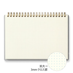 Notebook A5 +Stand Cross Dot Gridded
