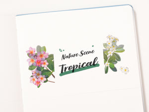 Appree Nature Scene Sticker - Tropical Night