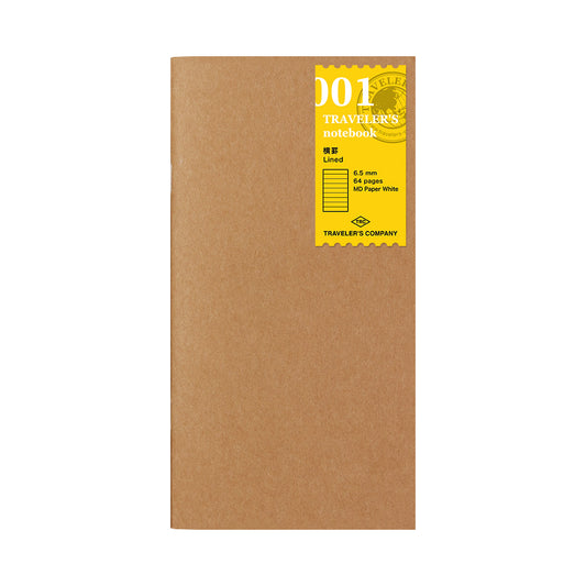 TRAVELER'S notebook Refill Lined notebook 001