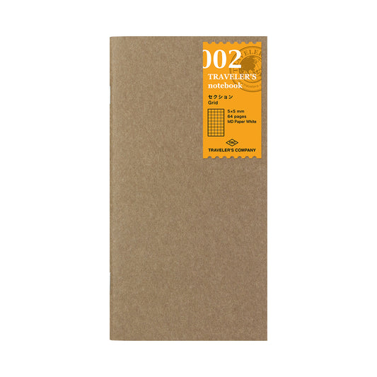 TRAVELER'S notebook Refill Grid notebook 002