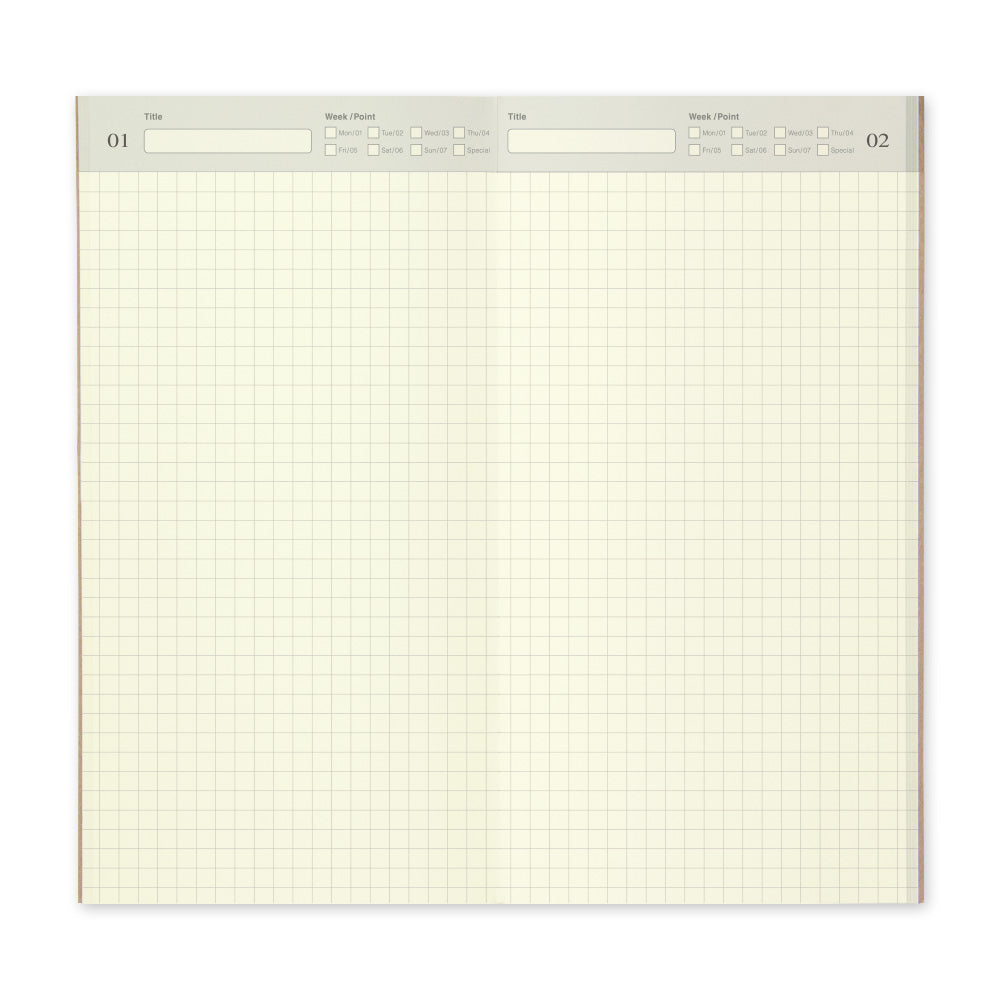 TRAVELER'S notebook Refill Free diary (Daily) 005