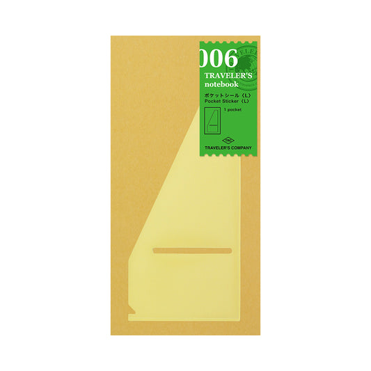 TRAVELER'S notebook Refill Pocket sticker 006 <L>