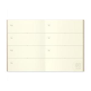 TRAVELER'S notebook Refill (Passport size) Free diary (Weekly) 007