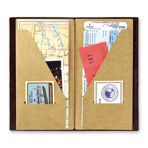 TRAVELER'S notebook Refill Kraft Paper Folder 020