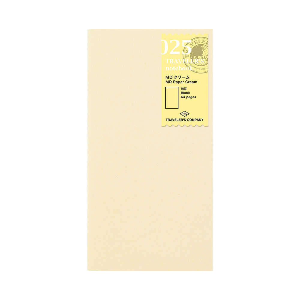 TRAVELER'S notebook Refill MD Paper Cream