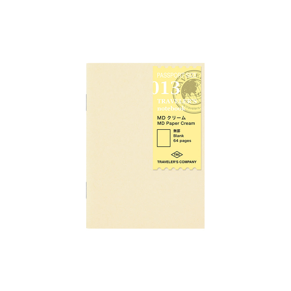 TRAVELER'S notebook Passport Size Refill MD Paper Cream
