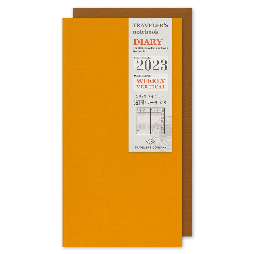 TRAVELER'S notebook Refill 2023 Weekly Vertical