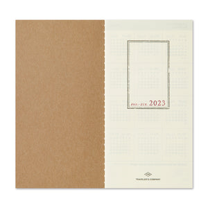 TRAVELER'S notebook Refill 2023 Weekly Vertical