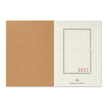 Load image into Gallery viewer, TRAVELER&#39;S notebook Passport Size Refill 2023 Monthly
