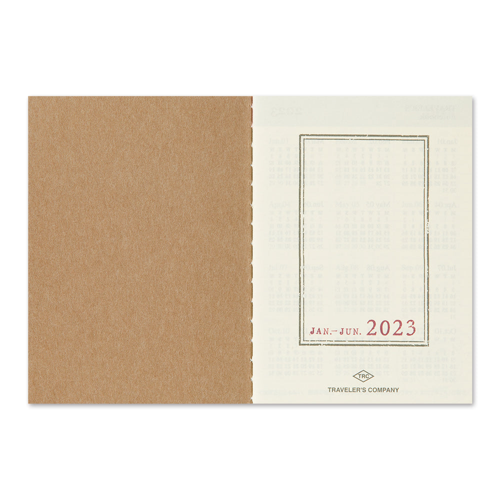 TRAVELER'S notebook Passport Size Refill 2023 Weekly