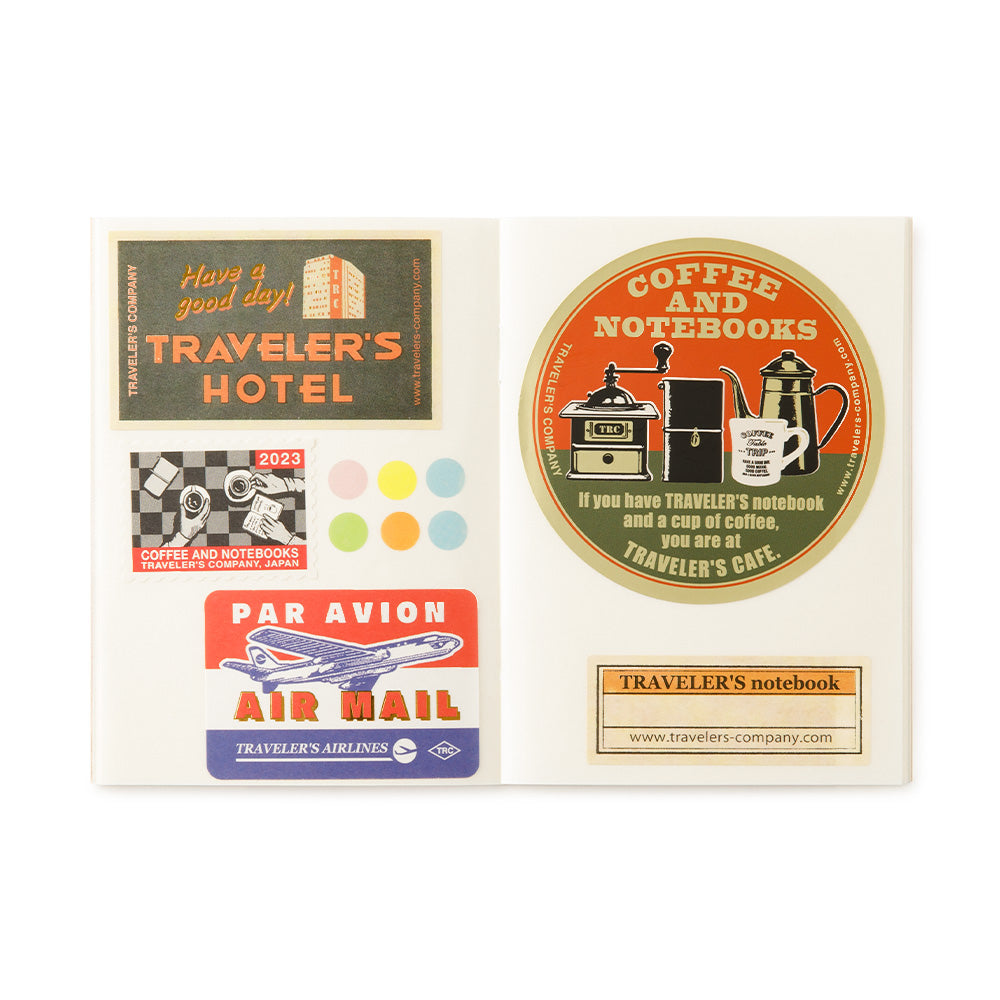 TRAVELER’S notebook Passport Size Refill Sticker Release Paper