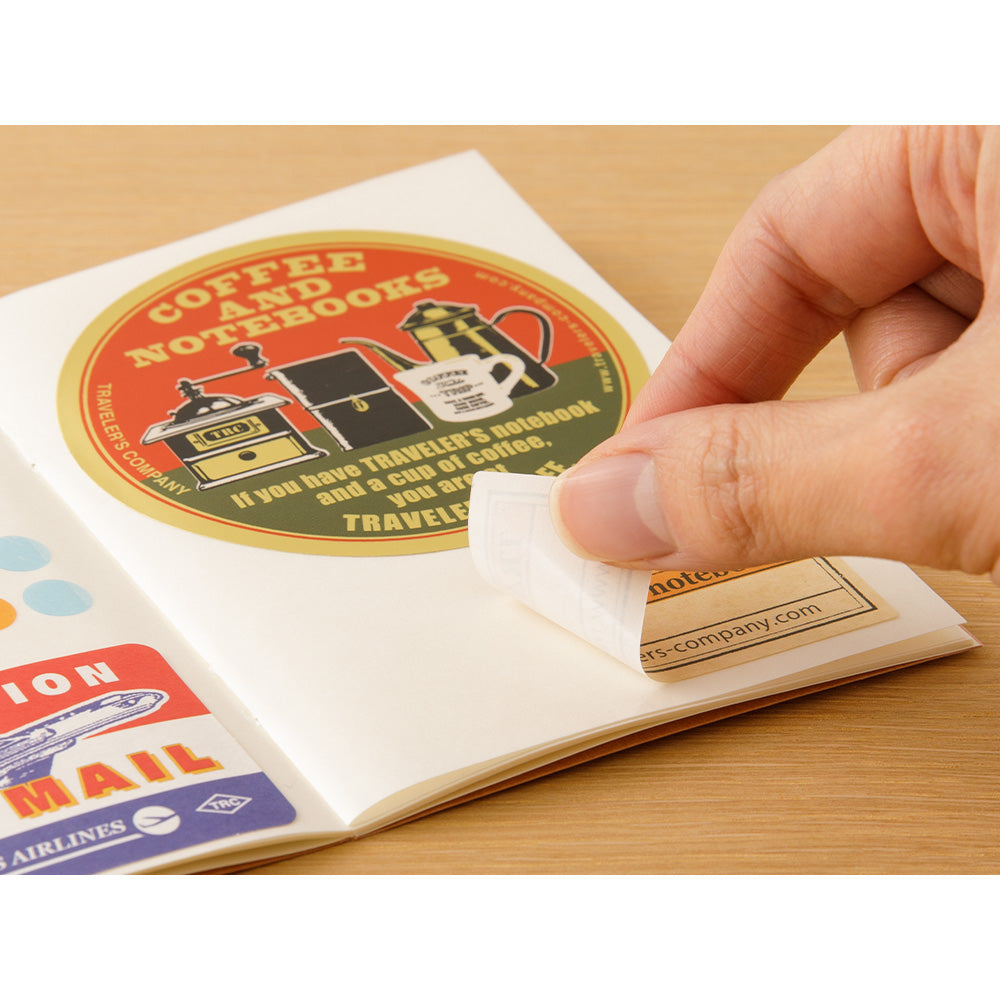 TRAVELER’S notebook Passport Size Refill Sticker Release Paper