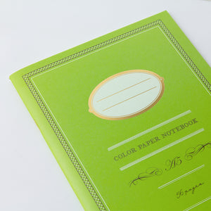 Notebook A5 Color Yellow Green