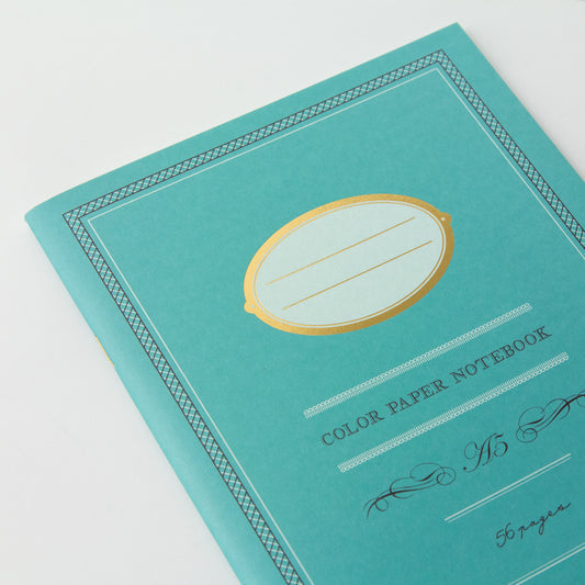 Notebook A5 Color Blue Green