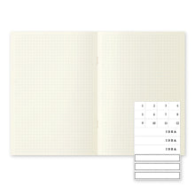 Load image into Gallery viewer, MD Notebook Light (A5) Gridded 3pcs Pack
