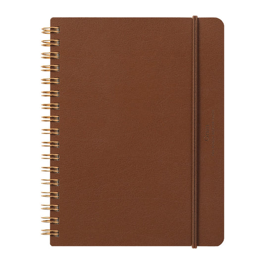 WM Ring Notebook Grain B6 Variant Dark Brown