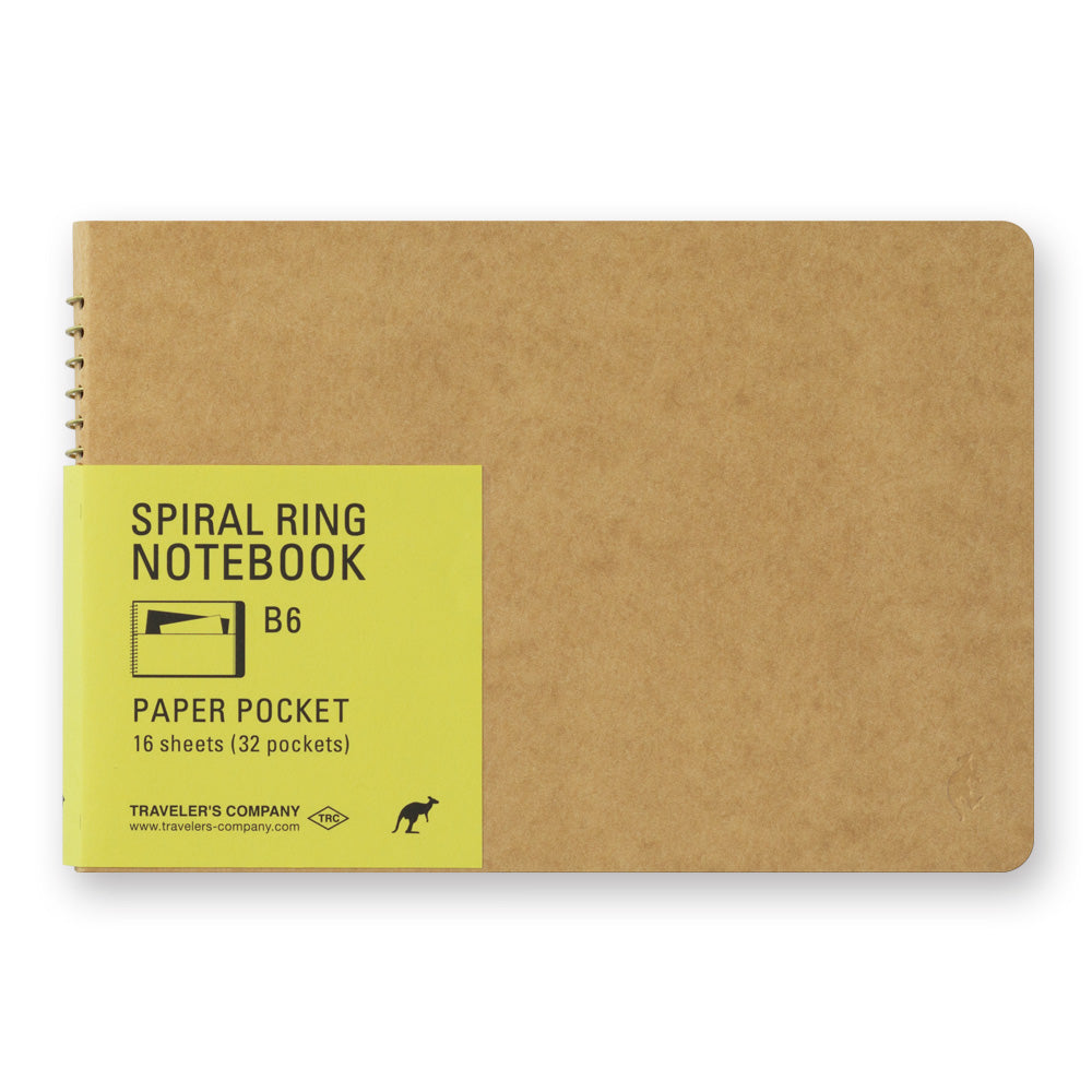 TRC SPIRAL RING NOTEBOOK B6 Paper Pocket
