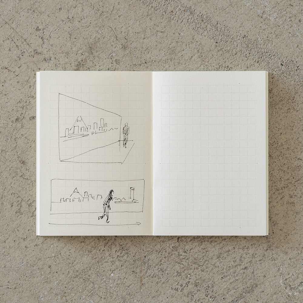 MD Notebook Light A7 Gridded 3pcs Pack