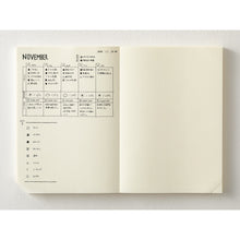 Load image into Gallery viewer, MD Notebook Journal (A5) Codex 1Day 1Page Dot Grid A
