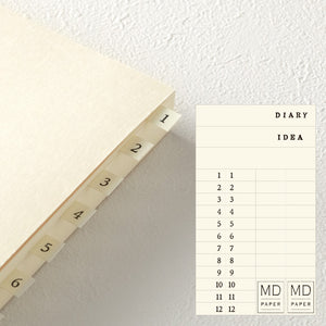 MD Notebook Journal (A5) Codex 1Day 1Page Dot Grid A