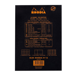 Rhodia Head stapled pad N°16