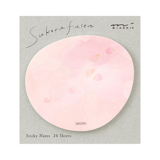 Sticky Notes Transparency Petals Pink