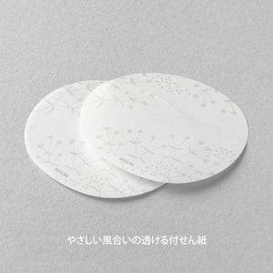 Sticky Notes Transparency Small Flowers White