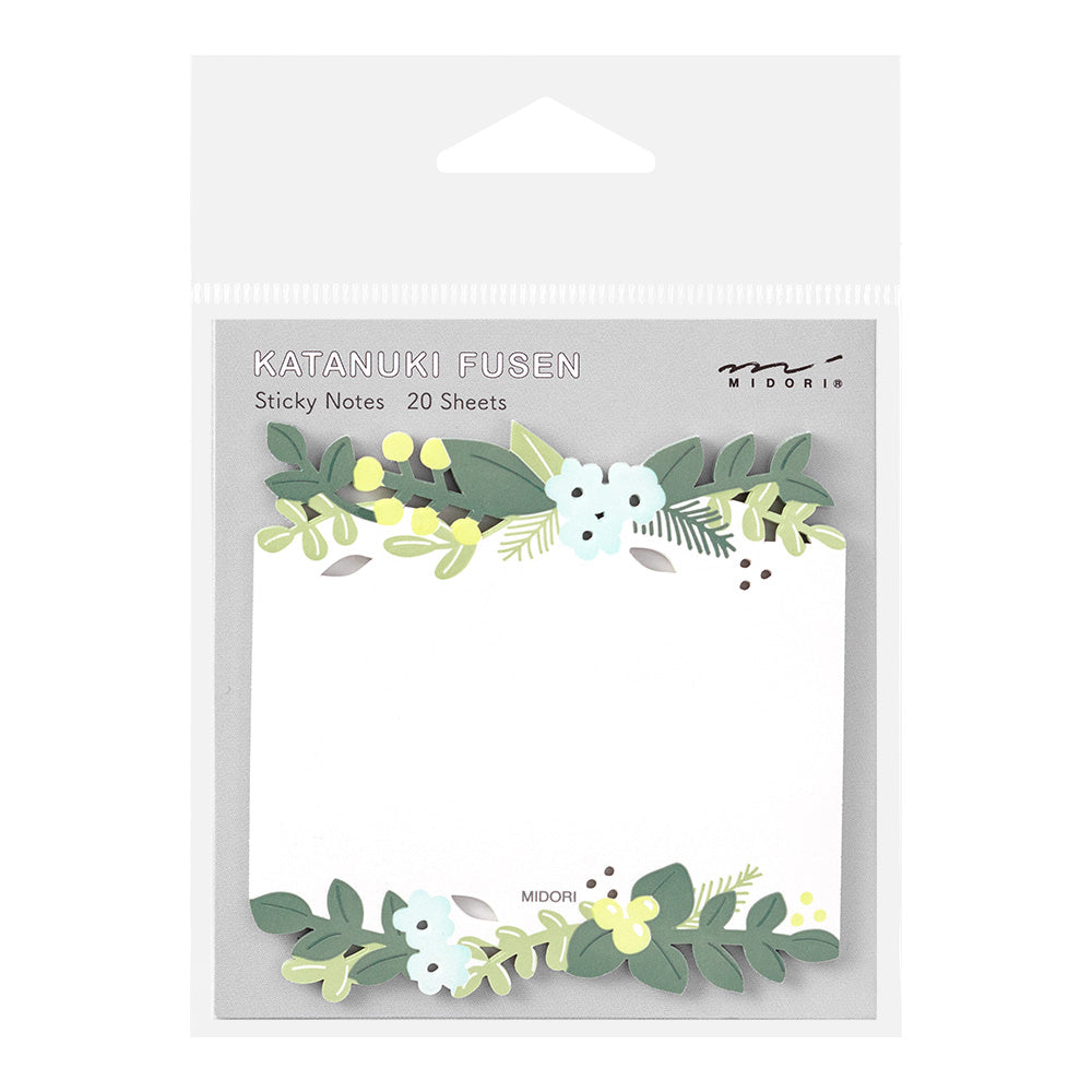 Sticky Notes Die-Cutting Leaves