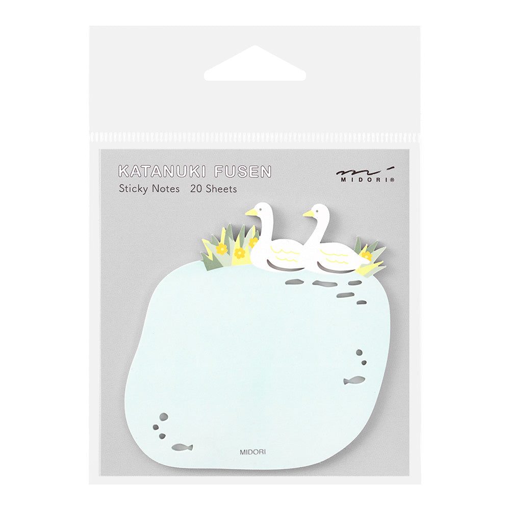 Sticky Notes Die-Cutting Swans