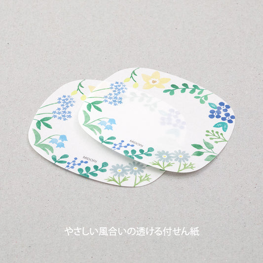 Sticky Notes Transparency Wild Flowers