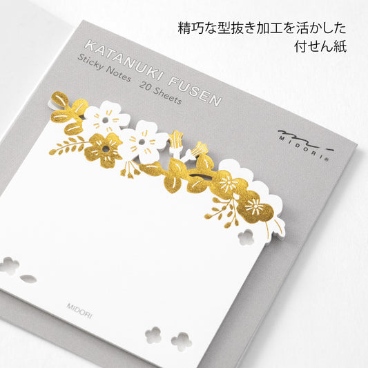Sticky Notes Die-Cutting Foil Stamping Flowers