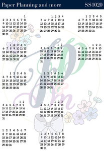 2023 Calendar Sticker Sheet
