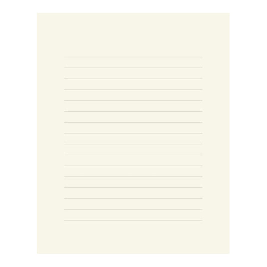 MD Letter Pad Horizontal Ruled Lines