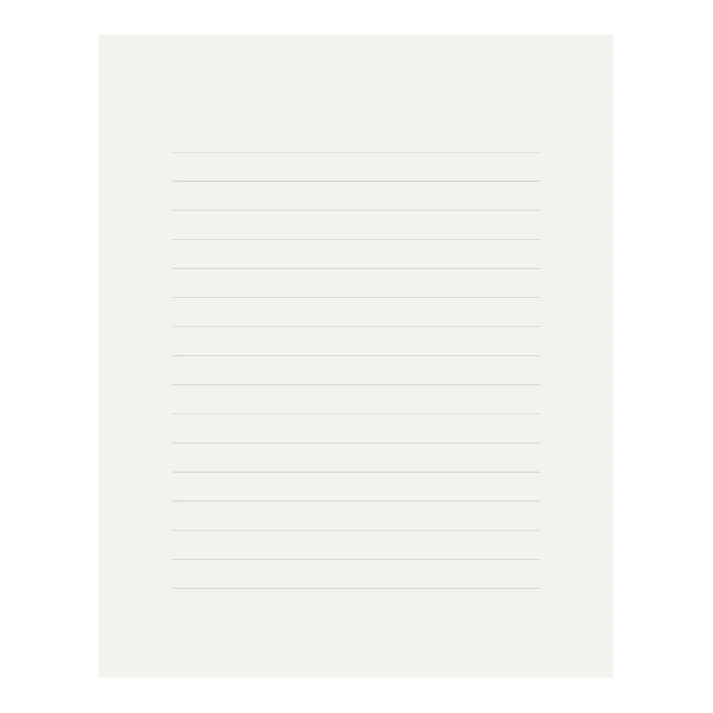 MD Letter Pad Cotton Horizontal Ruled Lines