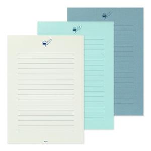 Letter pad <A5> Giving a colour Blue