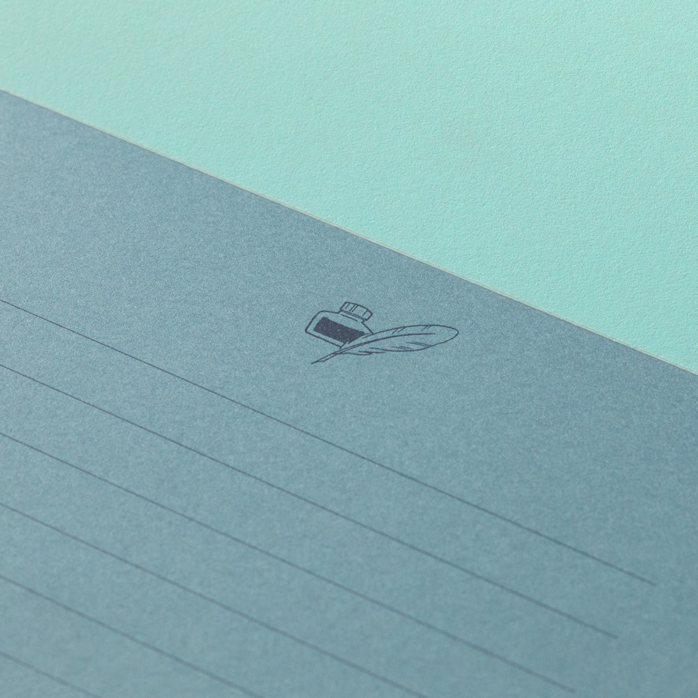 Letter pad <A5> Giving a colour Blue